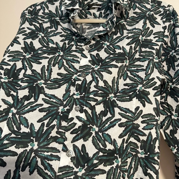 Patrizia Pepe Men's slim fit cotton light button down shirt size 46 - Picture 4 of 5